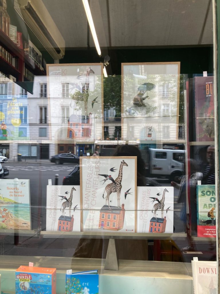 Desnos Ecume des pages Vitrine de l'écume des pages, photo d'Isabelle Lorenz